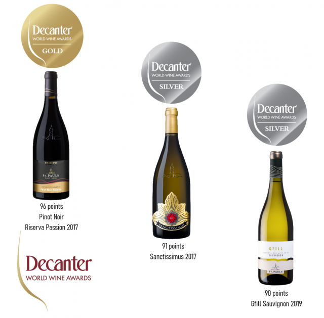 Decanter World Wine Awards / News, press and awards about St. Pauls